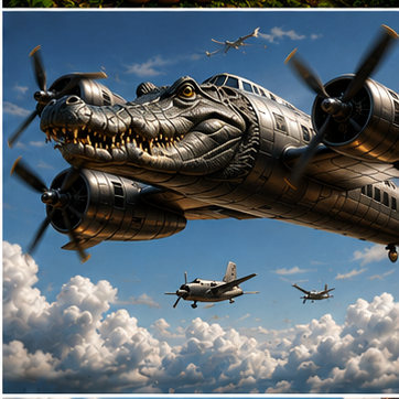 Bombardiro Crocodilo — Italian Brainrot character
